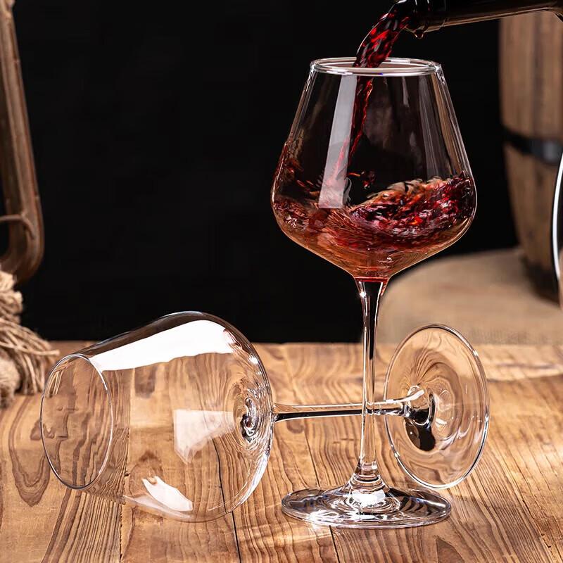 

Green Apple Burgundy Red Wine Glasses (Set of 2)