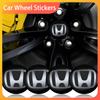 4pcs 56mm Car Wheel Center Hub Cap Stickers Styling For Civic Jazz Accord Pilot Passport Stepwgn CRV BRV HRV Accessories