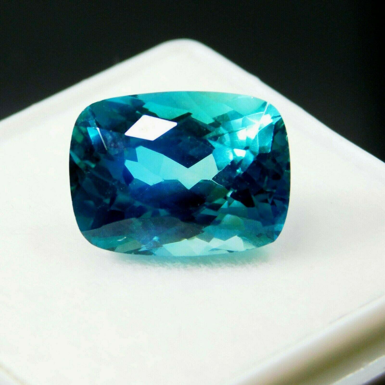 

Натуральний Сапфір Монтана Розмір сережки 10 Карат СЕРТИФІКОВАНИЙ Камінь вільної форми Огранювання Кушон A-517 12.3 mm approx зелений