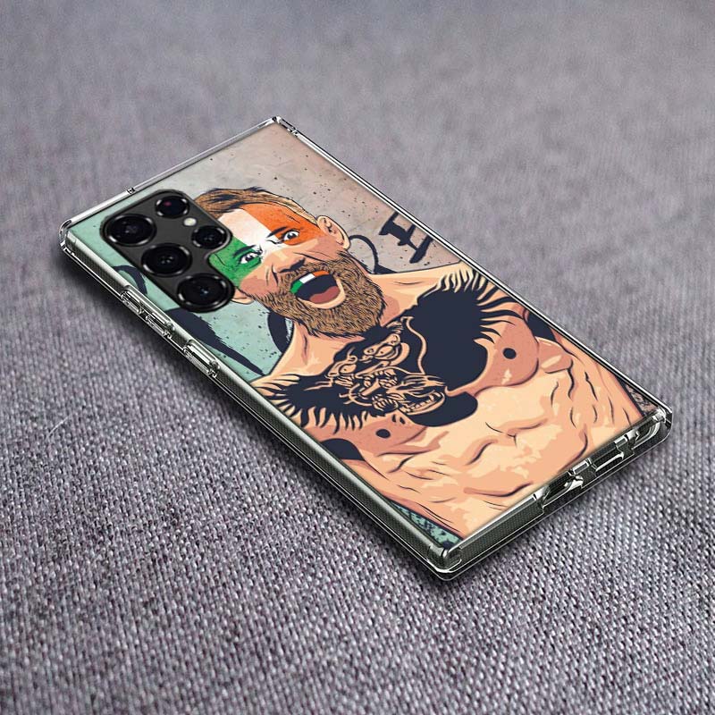 

Conor Mcgregor The King Phone Case For Samsung Galaxy S24 S23 S21 S20 FE S22 S26 Ultra S25 Edge S10 Plus Cover Clear TPU Capa Sh Samsung S23 Plus
