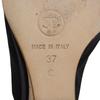 Excellent CHANEL pumps Camellia COCO Mark Rhinestone Wedge Sole black 37 G28002 Used