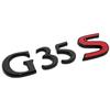 AAZA1 3D-Kunststoff für G35 G35s Heck QX50 QX80 Kofferraum Buchstaben Abzeichen Emblem Namensschild Aufkleber Abzeichen