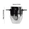 Stainless Steel Coffee Filter Double Layer Design Portable Foldable Dripper for Home Office Travels and Outdoor Brewing
