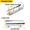 Exhaust Muffler Pipe Heat Shield Cover Protector For Harley Motorcycle Chrome