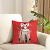 RRosalia singer Cushion Cover Reversible Plush Pillow Cover Soft Fluffy Home Decor for Sofa Bedroom
