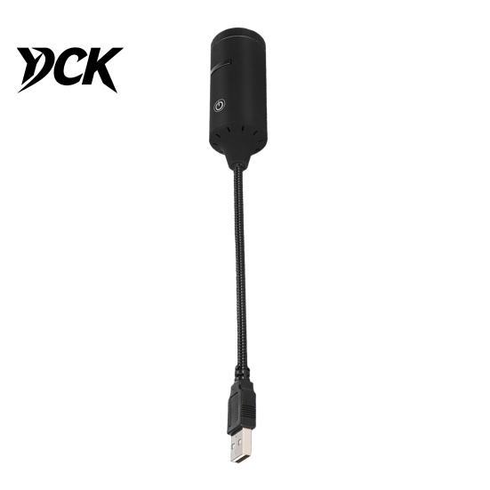 Car Interior Atmosphere Light USB Projector Lamp with 2 Films, Moon & Milky Way LED Projection Romantic Light, 360 Degrees Rotating for Car,