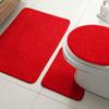 Bathroom Absorbent Foot Mats, Home Bathroom Floor Mats, Door Entry, Door Non-Slip Mats, Simple Three-Piece Set