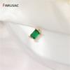 DIY Pendant Necklace Making Accessories 14K Gold Plated Brass Zircon Geometric Charms For Women Jewelry Making Supplies