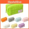 Ins Style Cotton Travel Fabric Cosmetic Bag With High-value Stitching Urban Minimalist Design