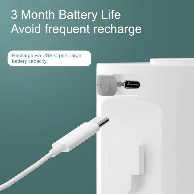 400ML IPX5 Wasserdicht Wandmontiert Berührungslos Händewaschen Desinfektionsmittel Maschine Intelligent Elektrisch Automatisch Sensor Seifenspender