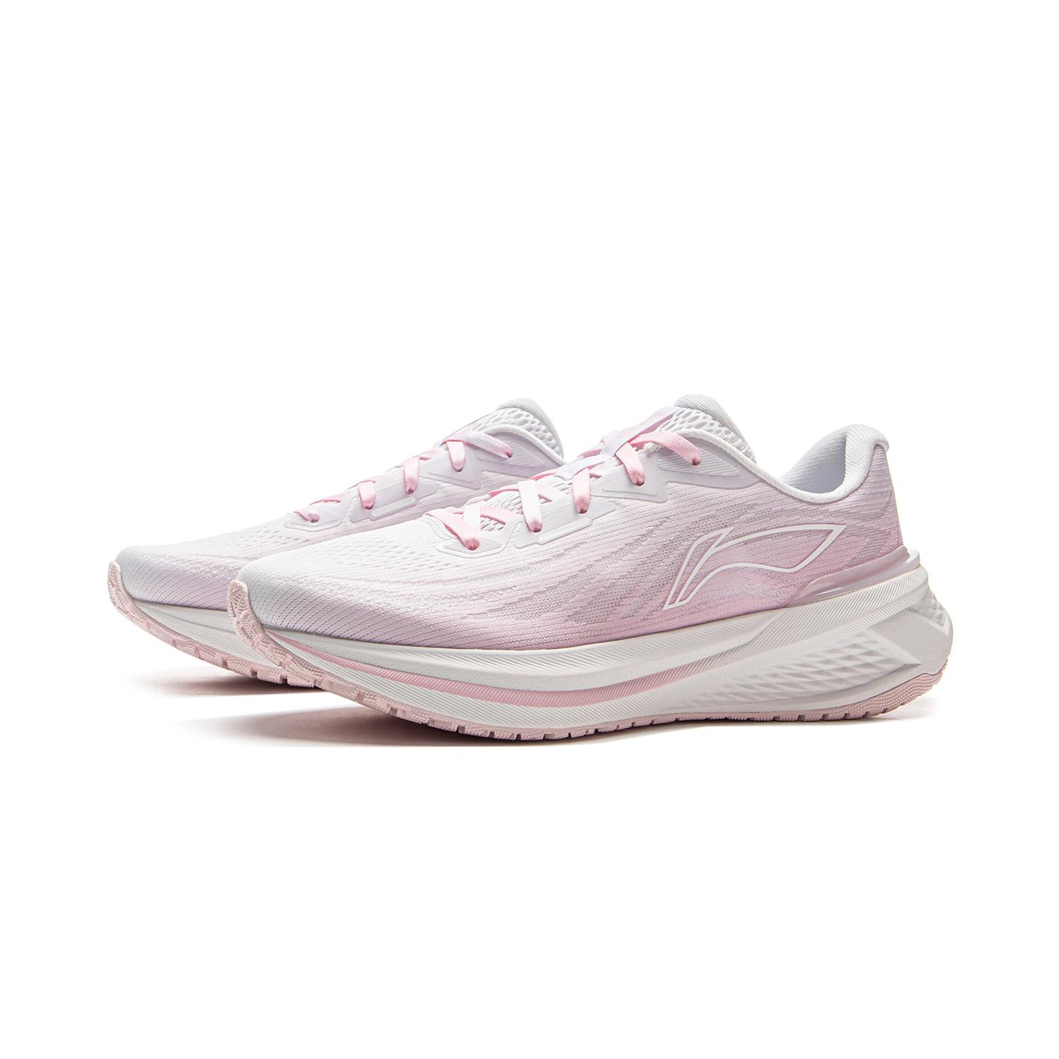 

New LINING Wu Yue 3.0 Running Shoes Women s Low top White Pink ARSV024-6 39