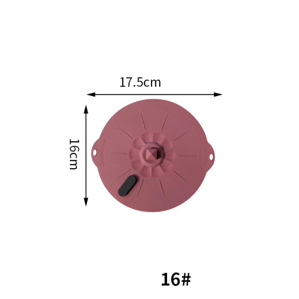 Silicone Fresh-keeping Lid Leak-proof Anti-spill Cover New Pot Lid  Kitchen Gadget