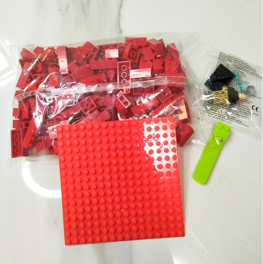 Dětské hračky Stavebnice Dárkový talíř Figurka 260g Asi 200ks Puzzle DIY pro děti 16 barev/smíšené barvy/chlapecký/dívčí styl