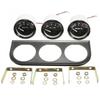 12V Universal 52mm Triple Kit Oil Temp Water Temp Temperature Oil Pressure Sensor Car Meter