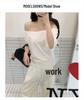 2026 Summer Plus Size Women's One-Shoulder T-Shirt - Slimming, Tummy Concealing, Pure Cotton, Versatile Casual Top