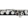 WUQIMUSC 16-Key Closed-Hole C Flute Beginner Student-Friendly Easy to Play Durable Design Carrying Case Cleaning Kit Gloves Included Black