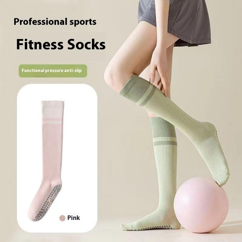 Yoga Socks Women's Calf Socks Tennis Socks Non-slip Professional Sports Muscle Golf Pilates Jumping Exercise Cycling Stockings