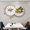 Luxury Living Room Wall Clock Restaurant Clock Mural Room Decorations Corridor LED Mute Wall Clock Watch Home Decor