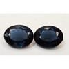 44+ Ct Natural Dark Blue Indicolite Tourmaline Oval Cut Pair Fabulous Gemstone