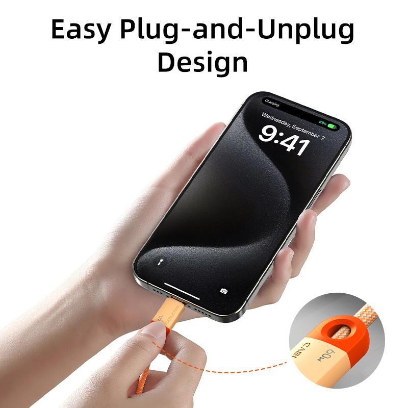 CABLETIME USB C to USB C Cable 60W 480Mbps Fast Charging Cable 3A Braided Type C to Type C Cable for Moble Phone Laptop HUAWEI