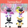 Leuchtendes Smiling Critters Plüschtier Entzückende lila Katze Ultraweicher Kristallvelours