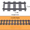Urban Traffic Train Track Assembly Building Blocks: Branch Tracks Straight Tracks Curved Tracks Flexible Tracks-Boys' Toy Gift
