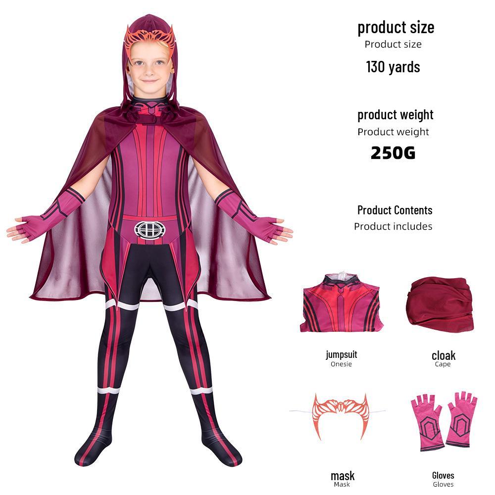 

WandaVision Scarlet Witch Cosplay Costume - Marvel Role-Playing Outfit Child 130