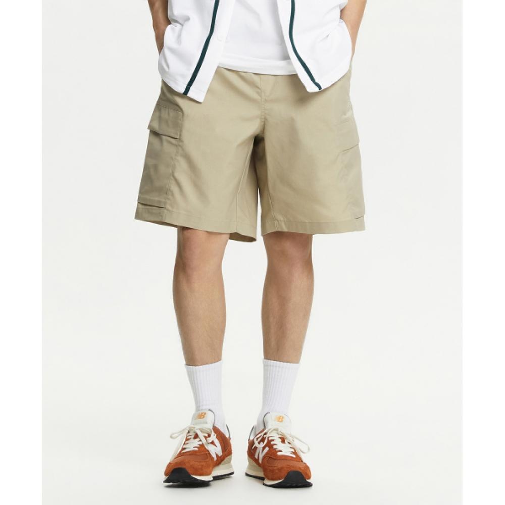 

NEW BALANCE NBNVE21513 UNI Хлопковые шорты-карго из 5 частей БЕЖЕВЫЕ