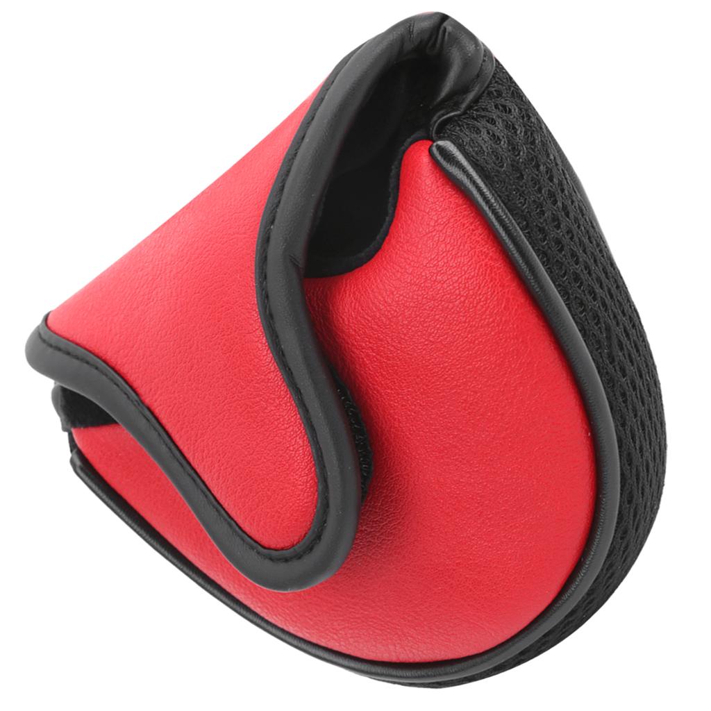 Golf Putter Protection Covers Headcover Semicircle PU Leather Guard Waterproof Accessory