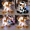 Adorable Glow In The Dark Plush Cow Doll Soft Stuffed Animal For Kids And Infants