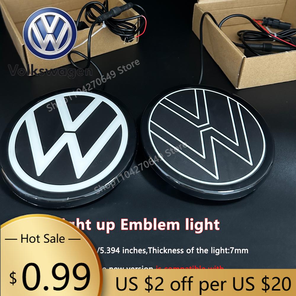 Per VW Volkswagen Jetta MK5 Golf VW Emblema illuminato luce per GOlf7/7.5/8/passat/Jetta/polo/Taos/Touran/T-Roc/T-CRoss/Arteon