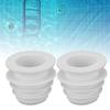 Pool Cleaner Skimmer Cone Adapter, 2pcs Silicone Pool Cleaner Valve Cuff, Wide Compatibility for   Valve Cuff  263 W63900,Hose Cone  1110, 1.