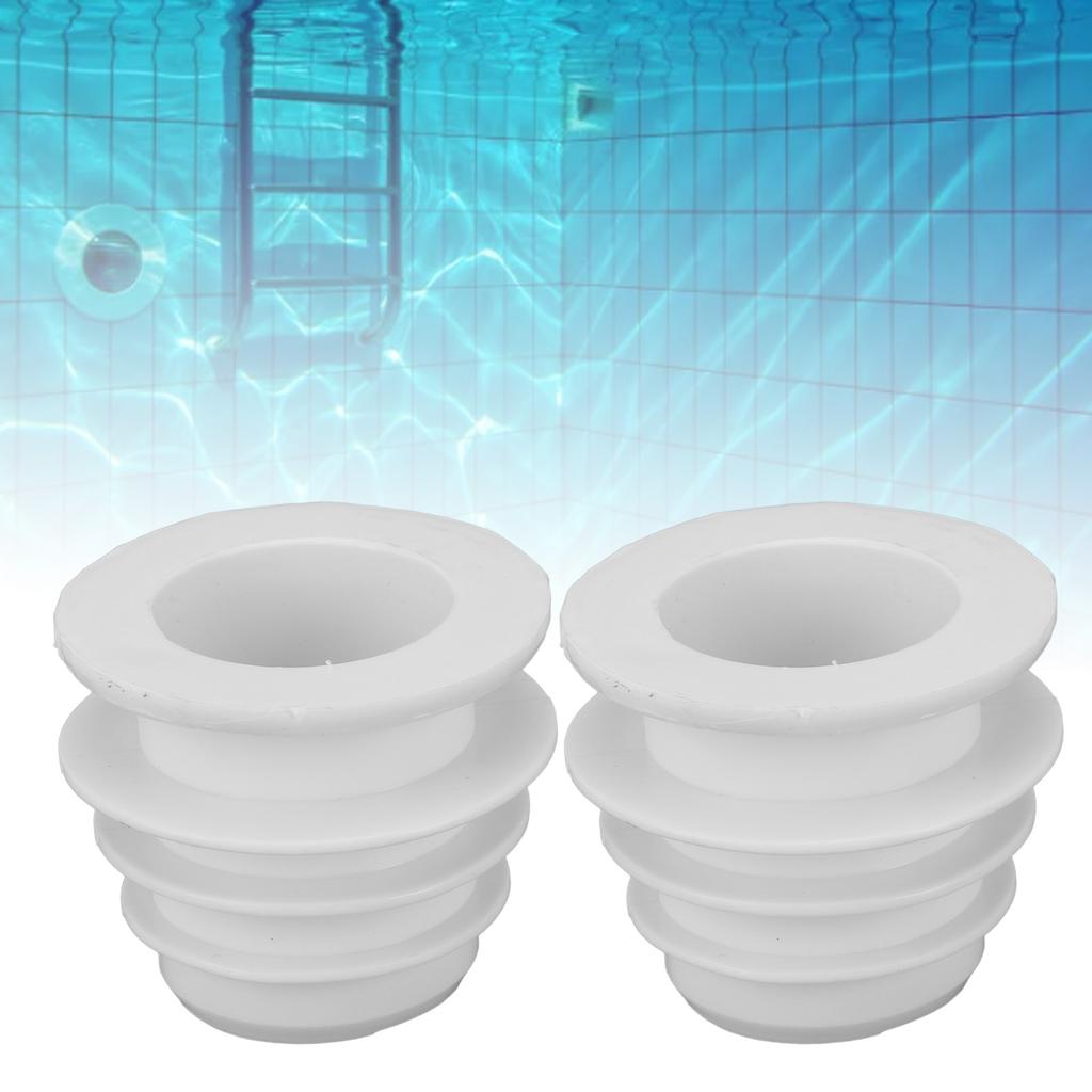 Pool Cleaner Skimmer Cone Adapter, 2pcs Silicone Pool Cleaner Valve Cuff, Wide Compatibility for Valve Cuff 263 W63900,Hose Cone 1110, 1.