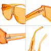 New Large Frame Joined Body Sunglasses Women'S Brand Designer Vintage Sun Glasses Lady Outdoor Travel Eyewear Uv400