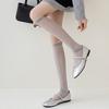 Ultra-thin Calf Long Socks Solid Color High Tube Stocking Korean Ins Mid-tube Stocking  Lady Girls