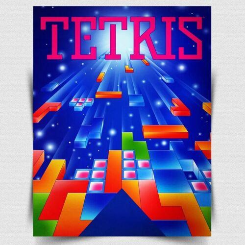 

TETRIS METAL SIGN PLAQUE Retro poster print man cave arcade games room gamingAluminum 20x30cm（7.8x11.8inch）