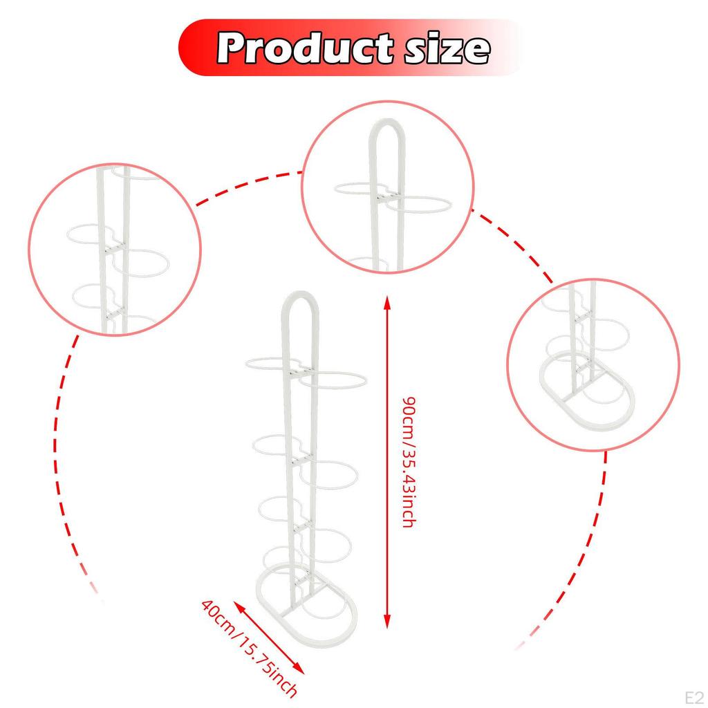 Pionowy organizer na piłki do piłki nożnej i koszykówki w garażu