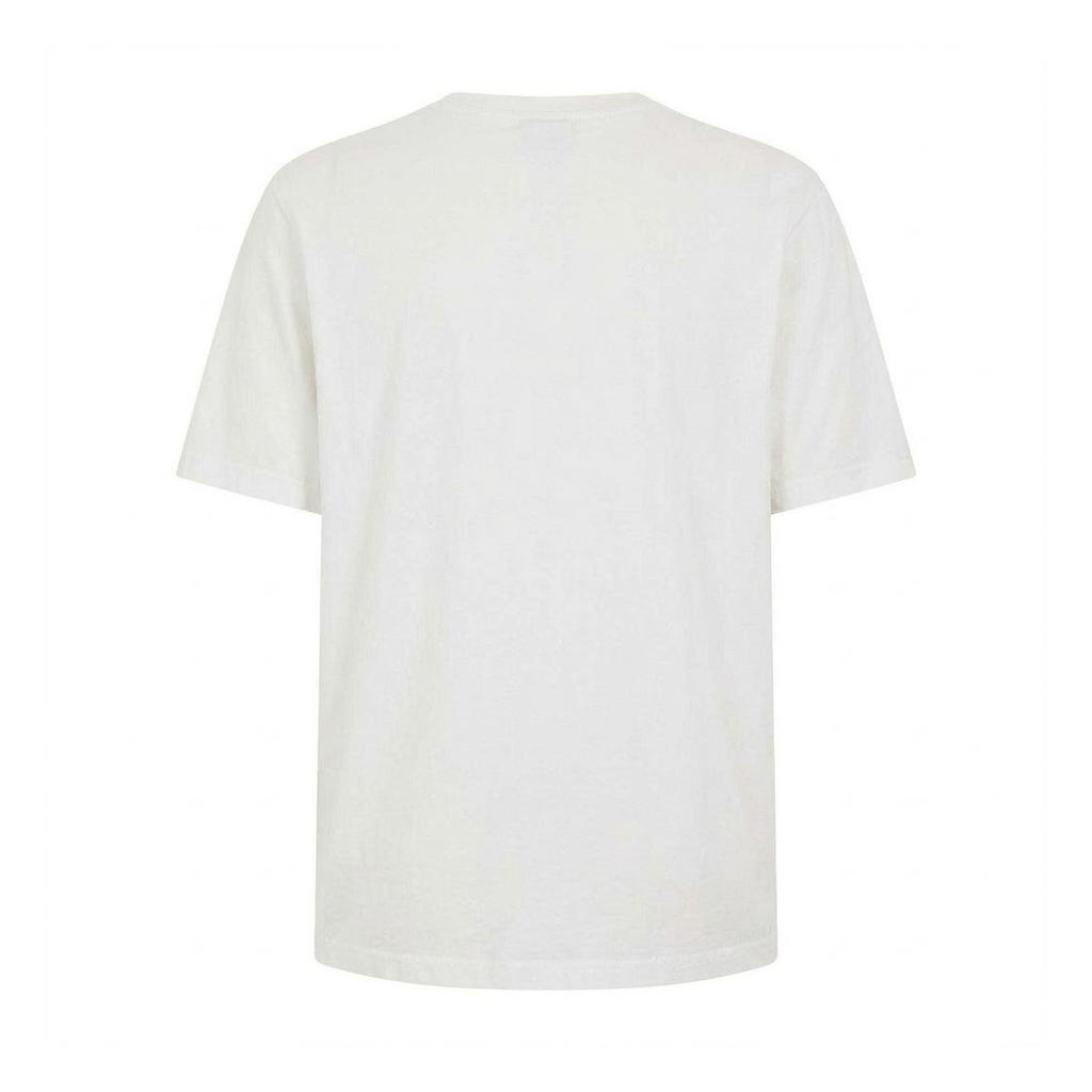 Maison Kitsuné Mens Embroidered Logo Cotton T-Shirt