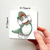 Hand Drawn Cute Cat Magnetic Refrigerator Magnets Soft Magnetic Decorative Stickers, Personalized Kitchen Refrigerator Magnets