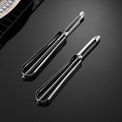 Stainless Steel Multi-Function Vegetable Peeler - Fruit Potato Apple Carrot Peeler Tool with Ergonomic Handle for Kitchen, Fish Scaler