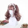 Donna Frangia Capelli Corti Capelli Ricci Uso Quotidiano Capelli Sintetici Lolita