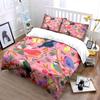 Birds And Flowers Decorative Set Soft Comfortable Duvet Cover Bedding Set Included 1*Duvet Cover & 2*Pillowcases, Gift