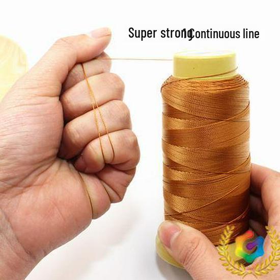 Sewing Thread: Large Spool for Leather, Sofa, or Jeans - High Strength Mercerized Thread