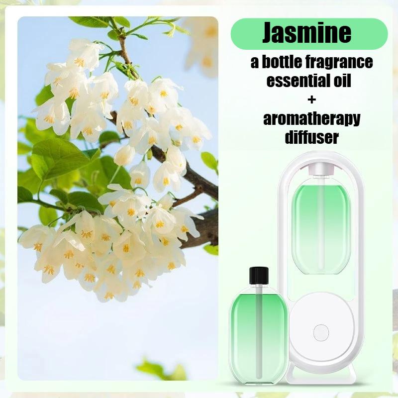 

Умный диффузор эфирных масел, 5-ступенчатая регулируемая скорость, бытовая машина для ароматизации, дезодоратор-распылитель для кухни и ванной jasmine+Aroma diffuser