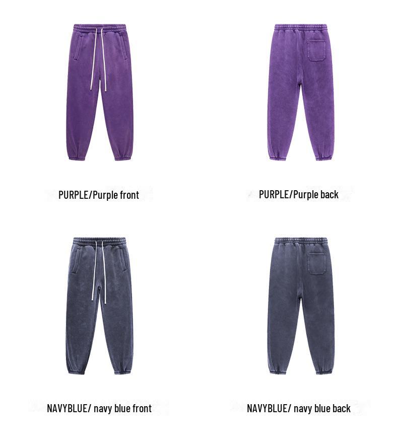 TILANI Men's American Retro Batik Plus Velvet Leggings - Casual Sports Sweatpants for Men & Couples