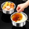 Water Resistant Rice Steaming Bowl Stainless Steel Steaming Tray Food Steamer Rack  Kitchen Cooking