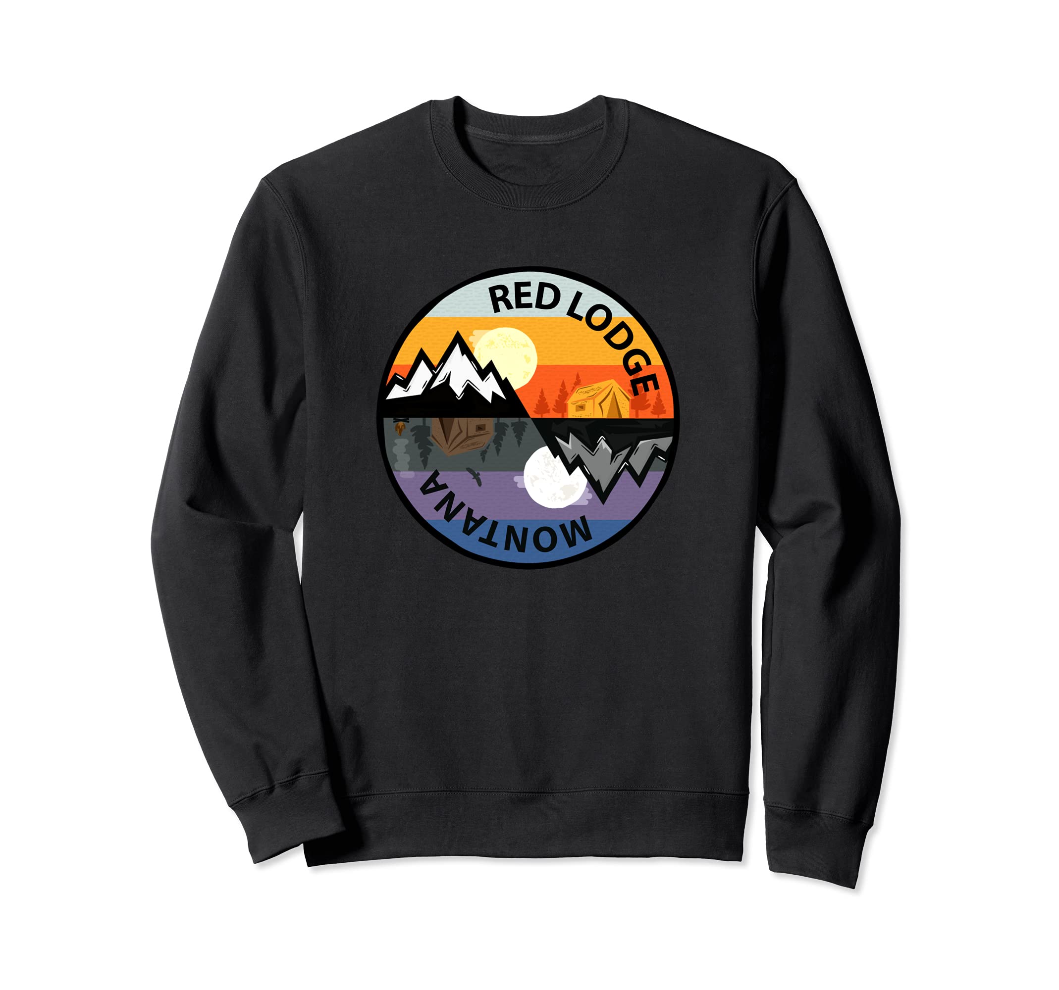

Retro Vintage Red Lodge Montana Souvenir Camping Sweatshirt
