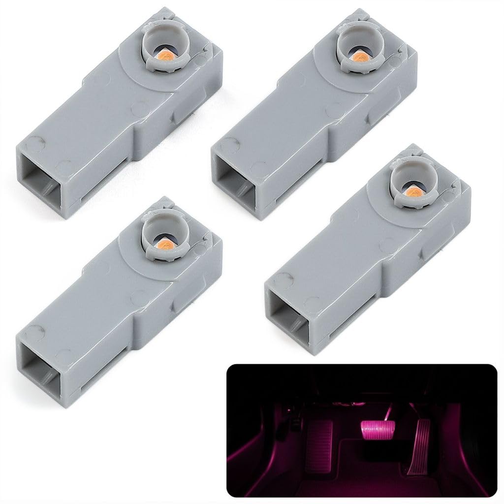 calm wish Foot Light Car Lamp LED Car Illumination Set розовый