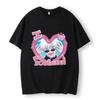 Summer Men's Cotton T-Shirt I Love My Boyfriend Satoru Gojo T-Shirt Cartoon Graphic T-Shirt Extra Large Street Top