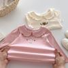 Girls Solid Color Bottoming Shirt 0-5 Years Old Autumn Children's Clothing Baby Cute Rabbit T-shirt Children's Autumn Clothing